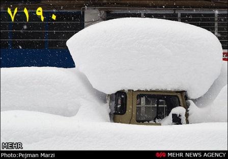 تاریخ برف سیل باران خشکسالی در ایران