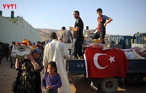 کمک های دولت ترکیه به ترکمنان تلعفر
