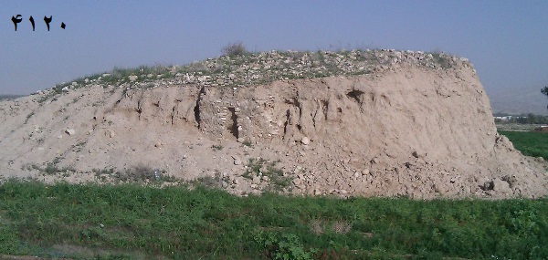 تپه باستانی کوشک در روستای زیراه از توابع سعدآباد